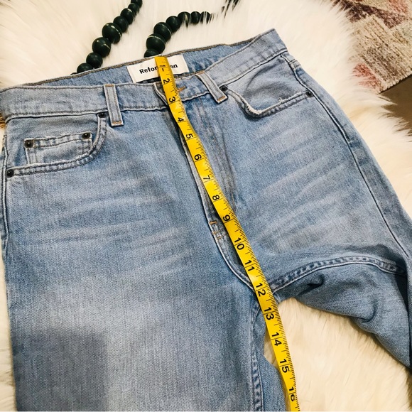 Reformation Julia Crop High Jean Sz 26 - Picture 16 of 17